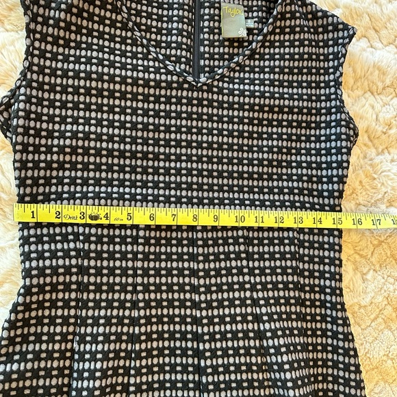 Taylor Nordstrom Black and Gray Cocktail Dress Women’s Size 8 - Picture 12 of 16